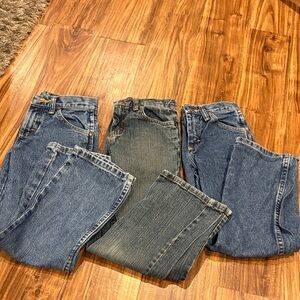 Wrangler Kids Denim Jeans in Blue and Gray